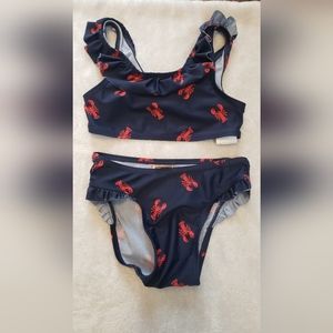 Old Navy 4T Lobster 2 piece Swimsuit